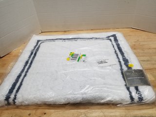 New Border Stripe bath rug 34 by 21 inch