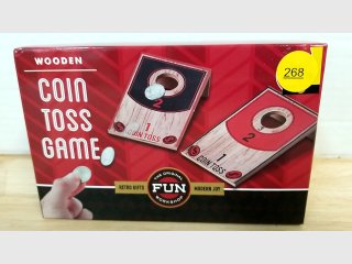 New Wooden Coin Toss Game