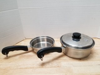 Saladmaster, largest approx 8 by 4 inch