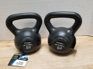 New 5lb kettle bells 