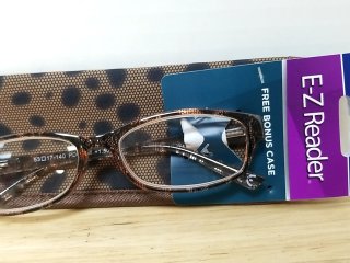 New E-Z Reader Glasses + Case +1.5