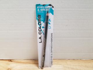 New eyeliner and brow pencil, very black 