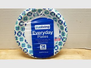 iTrueLiving Everyday Grease Resistant Plates 14ct