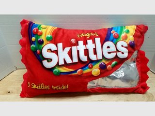 Skittles Candy Bag Pillow