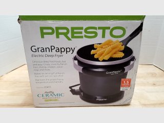 New Presto GranPappy Electric Deep Fryer