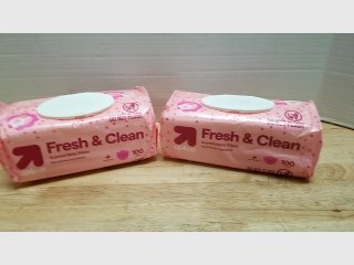 Up&Up Fresh & Clean Wipes 2x100ct