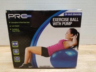 New exercise ball with pump 