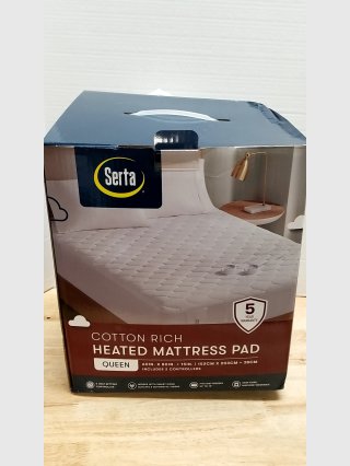 Serta Queen Heated Mattress Pad