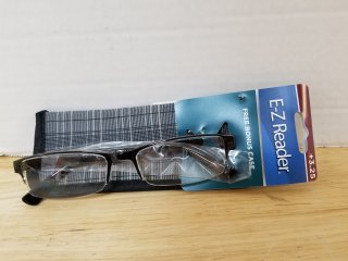 New reader glasses +3.25