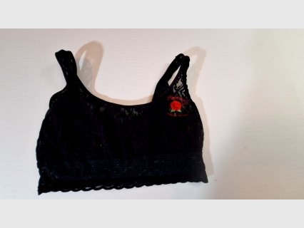 Sturgis 1991, 51st anniversay Black Lace Bralette w/ Red Rose Emblem