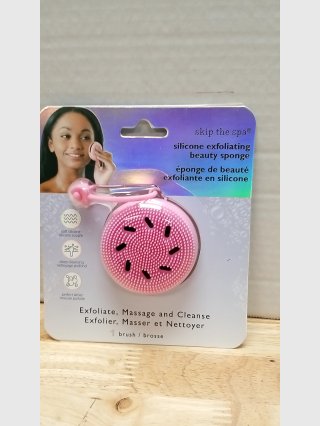 Pink Silicone Facial Cleansing Brush