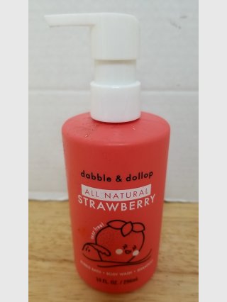 New Dabble & Dollop Strawberry Body Wash 10oz