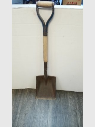 Vintage Wooden Handle tempered 2 shovel