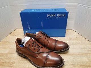 New nunn brush mens leather shoes size 12