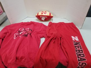 Husker football and clothes 