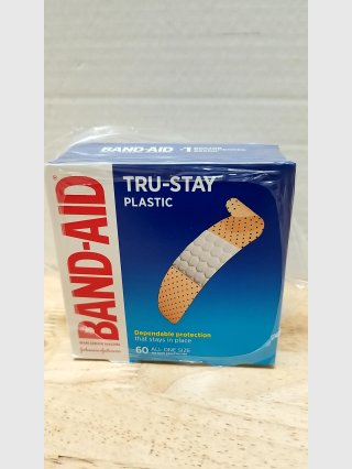 Band-Aid Tru-Stay Plastic 60ct Box