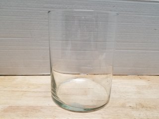 New 8 x 6 inch glass container