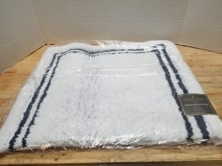 New Border Stripe bath rug 34 by 21 inch