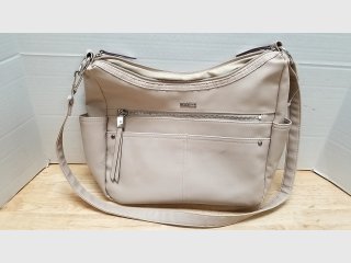 Tan Latico Leathergoods Hobo Shoulder Bag