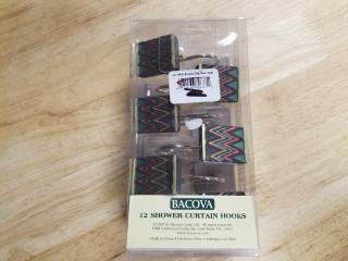 New Bacova Shower Curtain Hooks