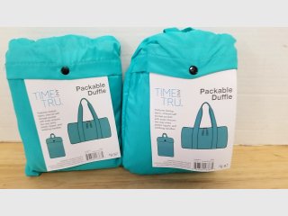 Tru Packable Duffle Bags- Teal