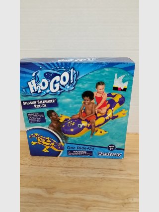 New H2O Go Splash Salamander Inflatable Ride-On