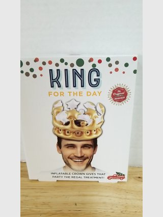 New King For The Day Inflatable Crown