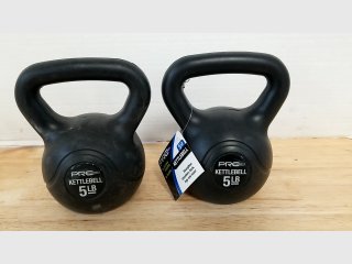 Pro Style 5 lb Kettlebells Pair