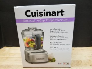 New cuisinart elemental 4 cup chopper/grinder