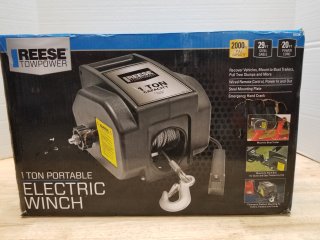 1 Ton portable electric winch, never been used 