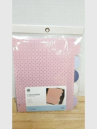 New 5 Tab Dividers Set