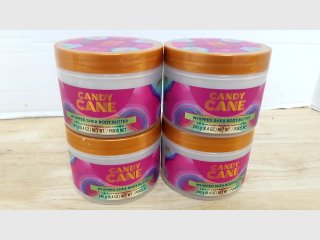 Candy Cane Whipped Shea Butter (4 Jars)
