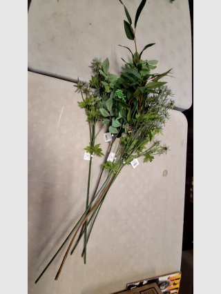 Artificial Green Plant Bouquet