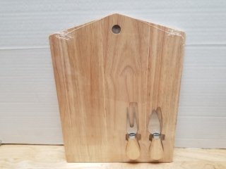 New cheese board set, approx 13 by 10 inch 