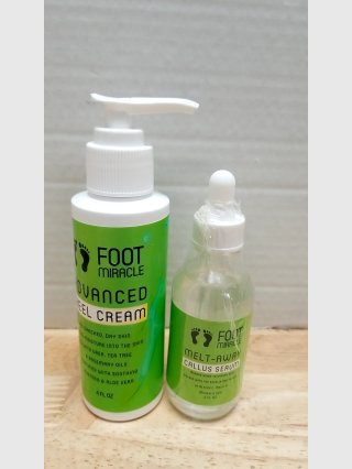 Foot Miracle Gel Cream & Callus Serum Set