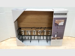 New Belle Maison Welcome Wood Key Holder Rack