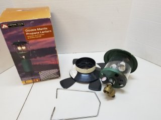 Double mantle propane lantern, cylinder sold separate