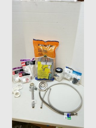 Plumbing items, most new