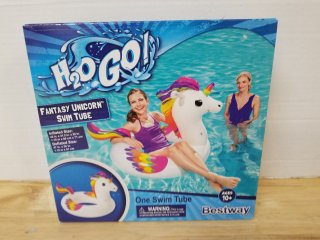 New unicorn swim tube 43 by 32 by 28 inch