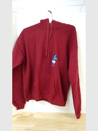 Maroon Hoodie Sweatshirt mens xl