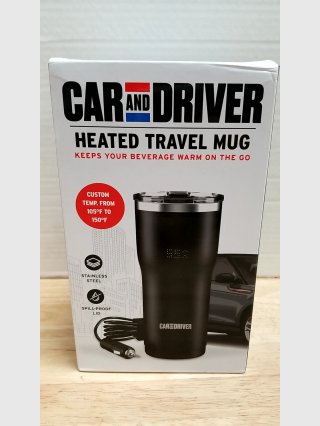 New Car and Driver Heated Travel Mug