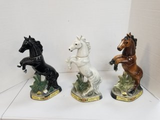 Jim Beam decanters, empty 