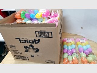 Bulk Plastic Easter Eggs in Box