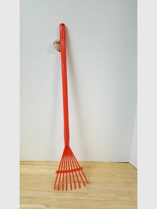 New kids Red Plastic Leaf Rake,  28 inch