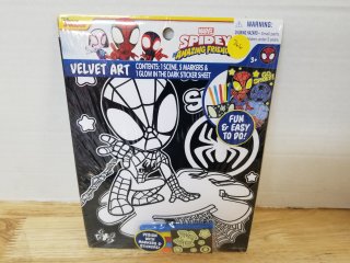 New Spiderman Velvet art set 