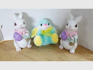 Easter Bunny Figures, 7 and 9 inch