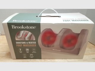 New Brookstone Shiatsu Heated Foot Massager