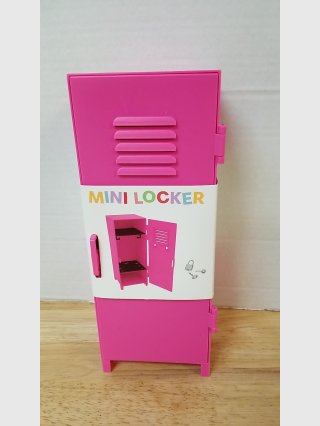 New Pink Mini Locker, 12 by 4 by 4 inch
