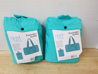 New packable duffle bags