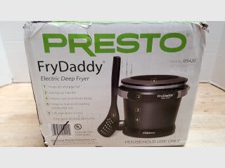 New Presto FryDaddy Electric Deep Fryer